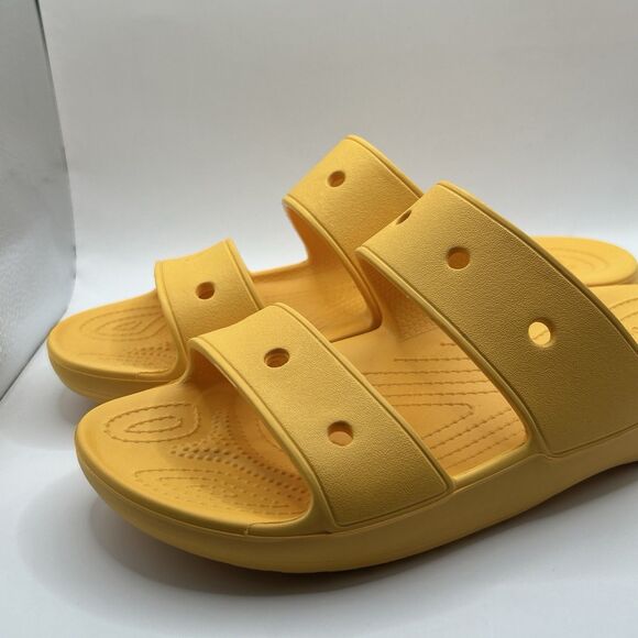 Crocs Classic Two Strap Slide Sandals Orange Sorbet Men 9 Women 11 main image 13
